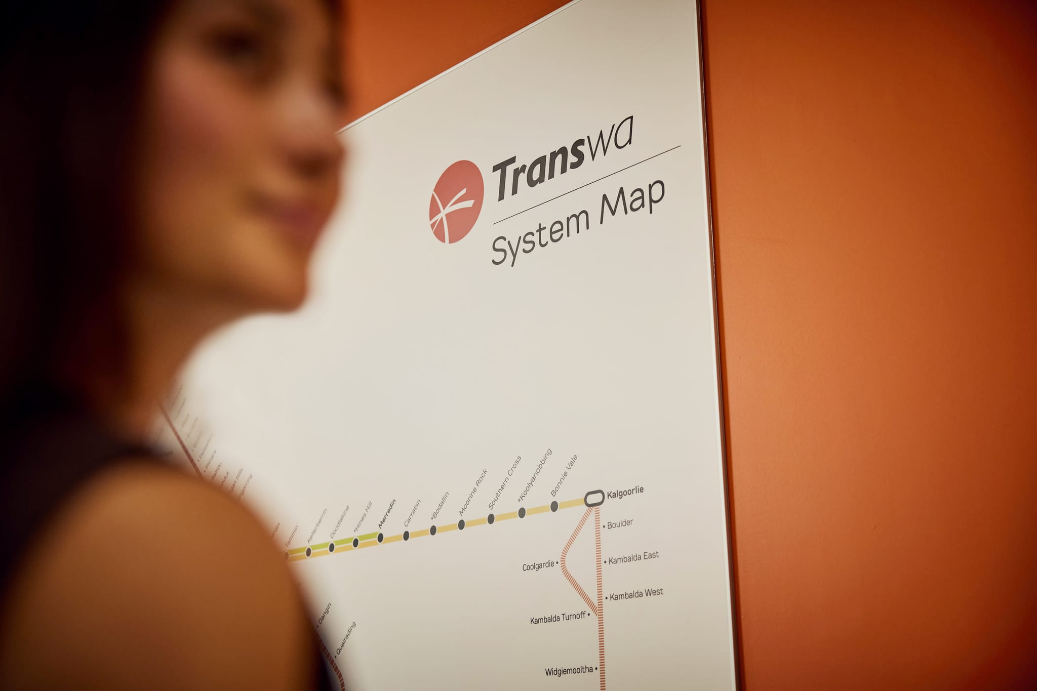 Transwa system map